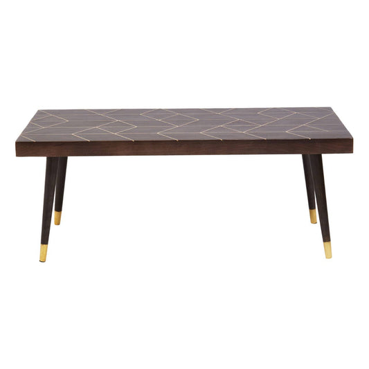 Kai Mango Wood Gold Coffee Table