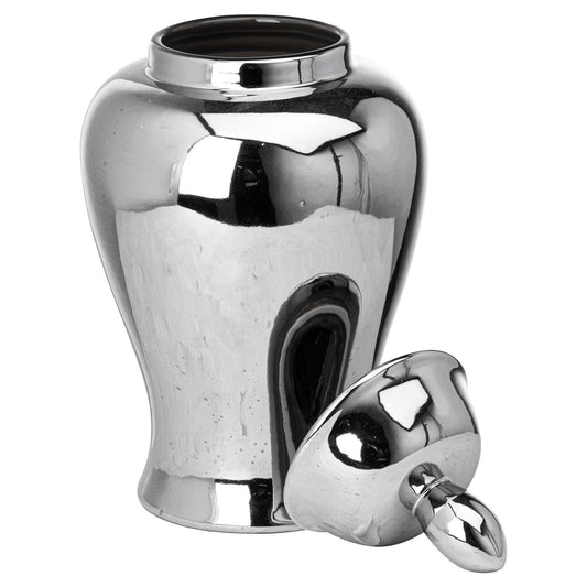 Tarro de jengibre grande cromado