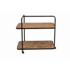 Ashford Parquet Fir Wood Trolley
