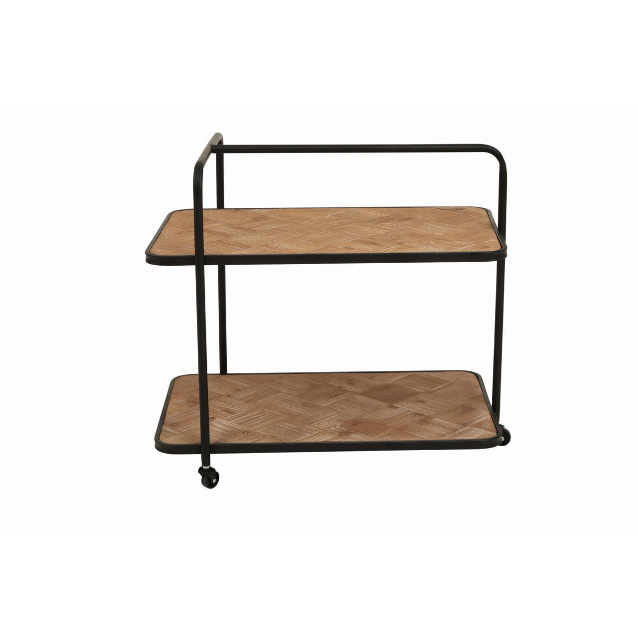 Ashford Parquet Fir Wood Trolley
