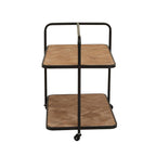 Ashford Parquet Fir Wood Trolley