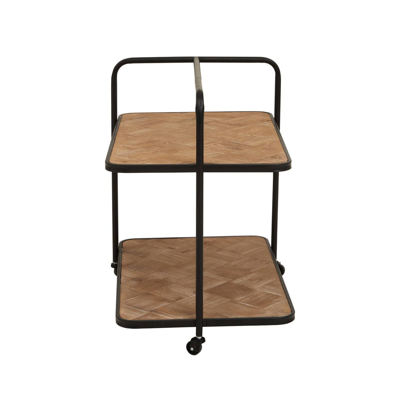 Ashford Parquet Fir Wood Trolley