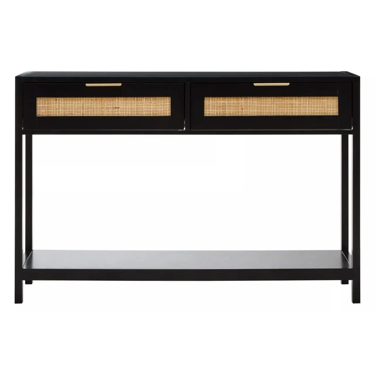 Kingston Black Wood Console Table