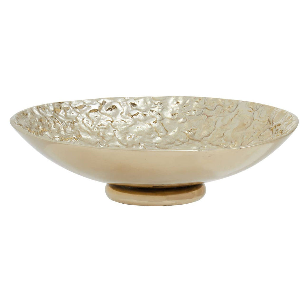 Akira Gold Round Bowl