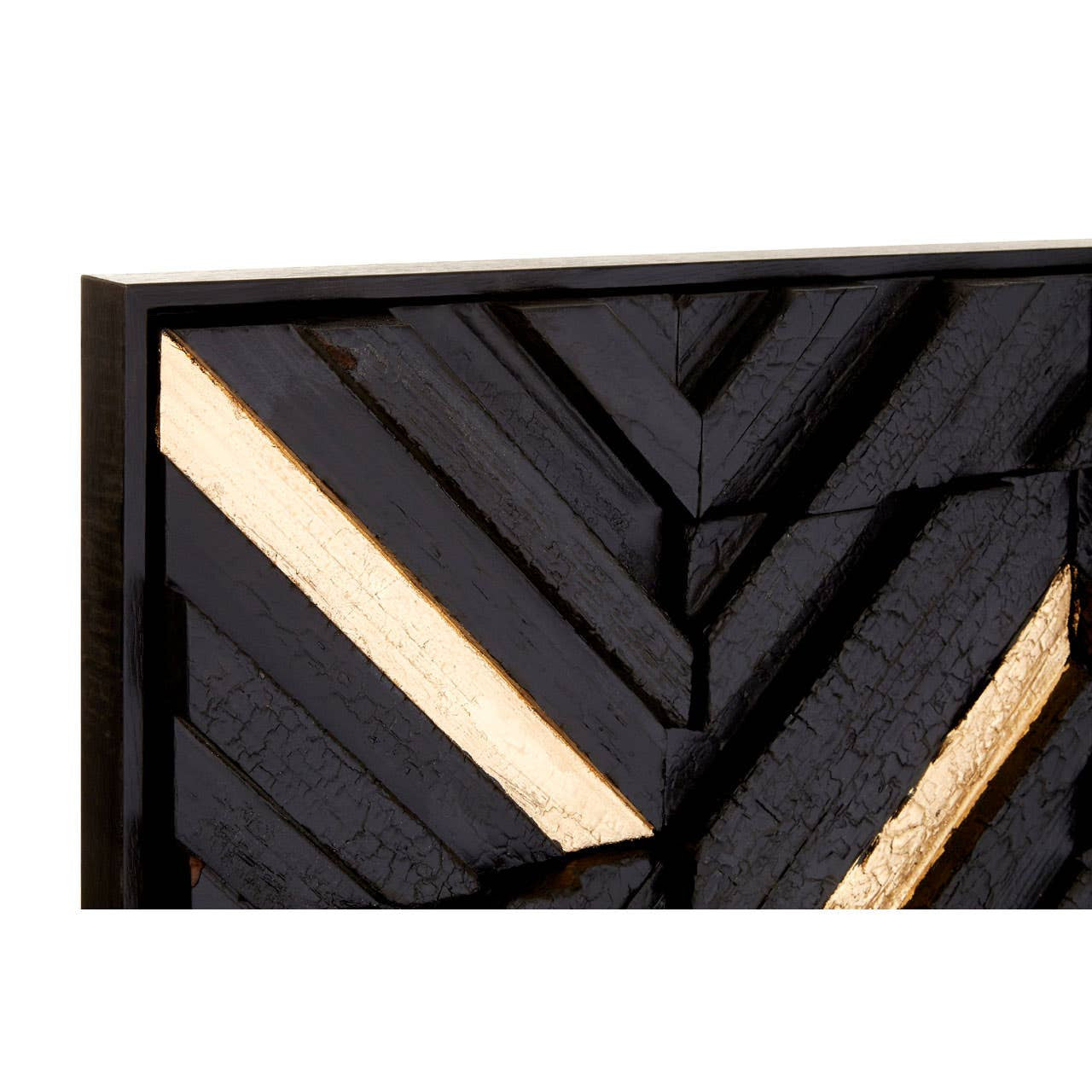 Eden Black Wood Carving Wall Art