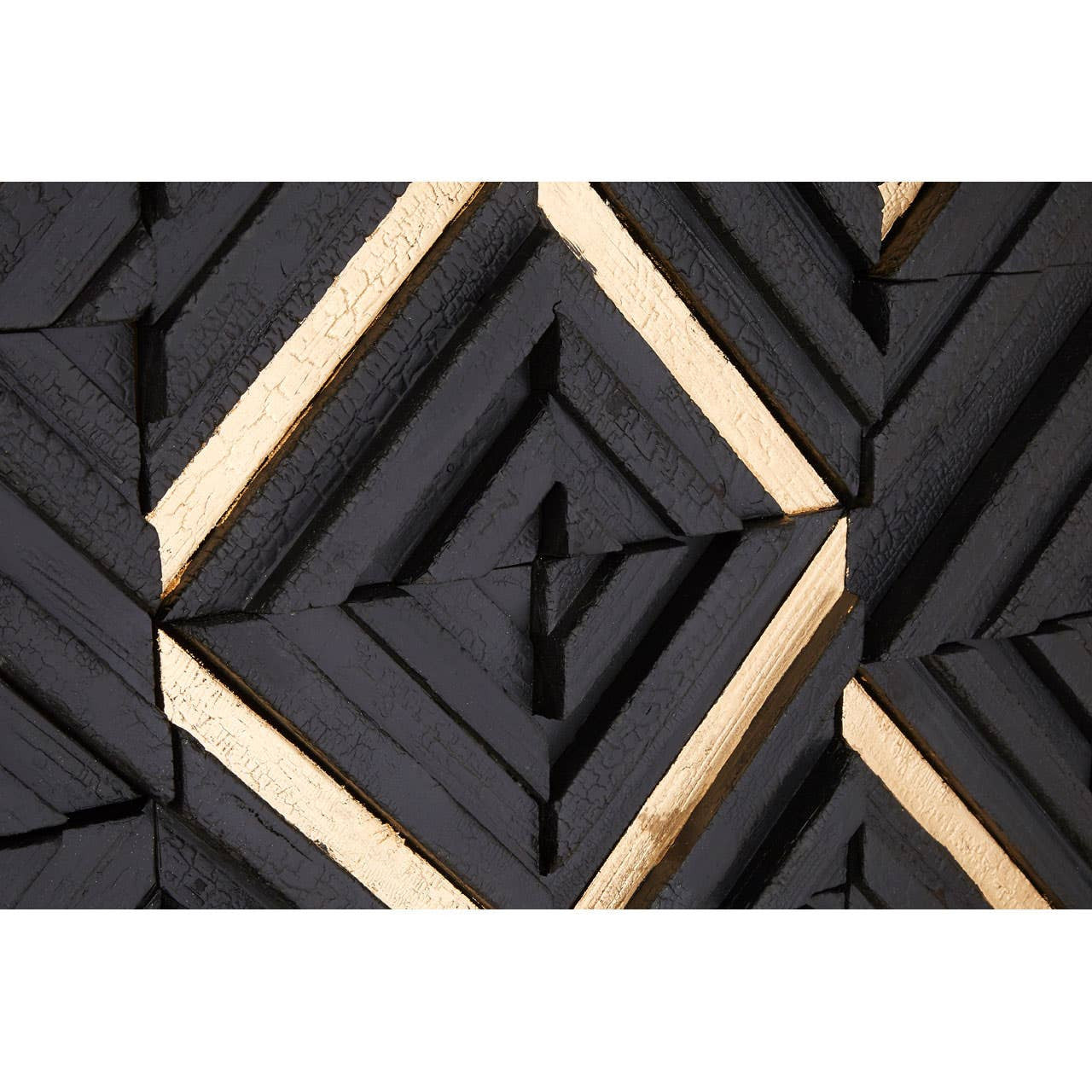 Eden Black Wood Carving Wall Art