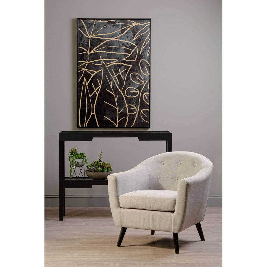 Eden Canvas Black and Gold Wall Art