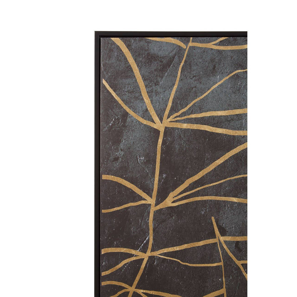 Eden Canvas Black and Gold Wall Art