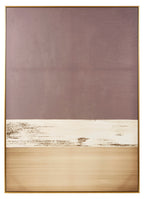 Eden Canvas Gold and Grey Foil Wall Art