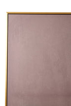 Eden Canvas Gold and Grey Foil Wall Art