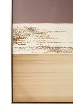 Eden Canvas Gold and Grey Foil Wall Art