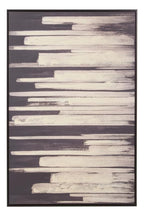 Eden Black and Natural Canvas Wall Art