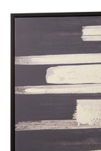 Eden Black and Natural Canvas Wall Art