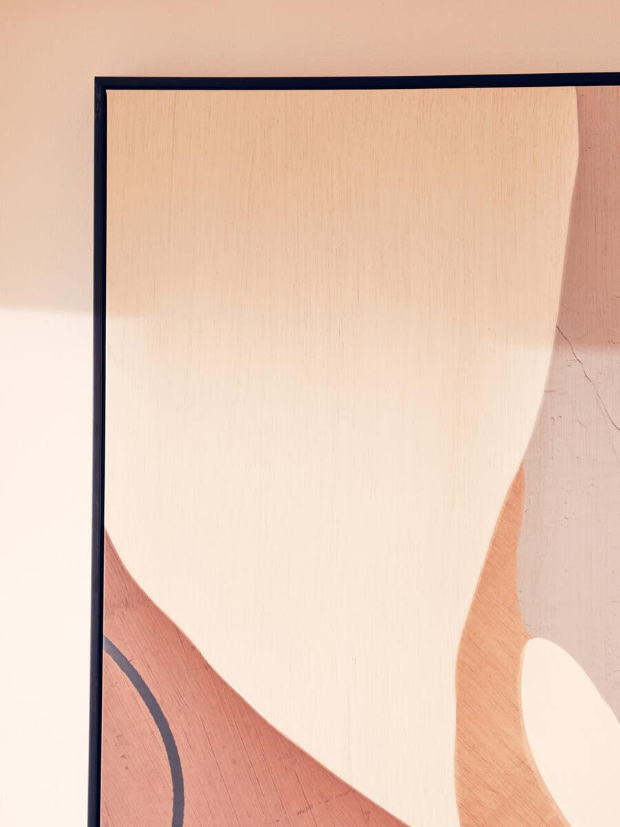 Eden Neutral Abstract Canvas Wall Art