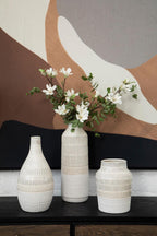 Eden Neutral Abstract Canvas Wall Art