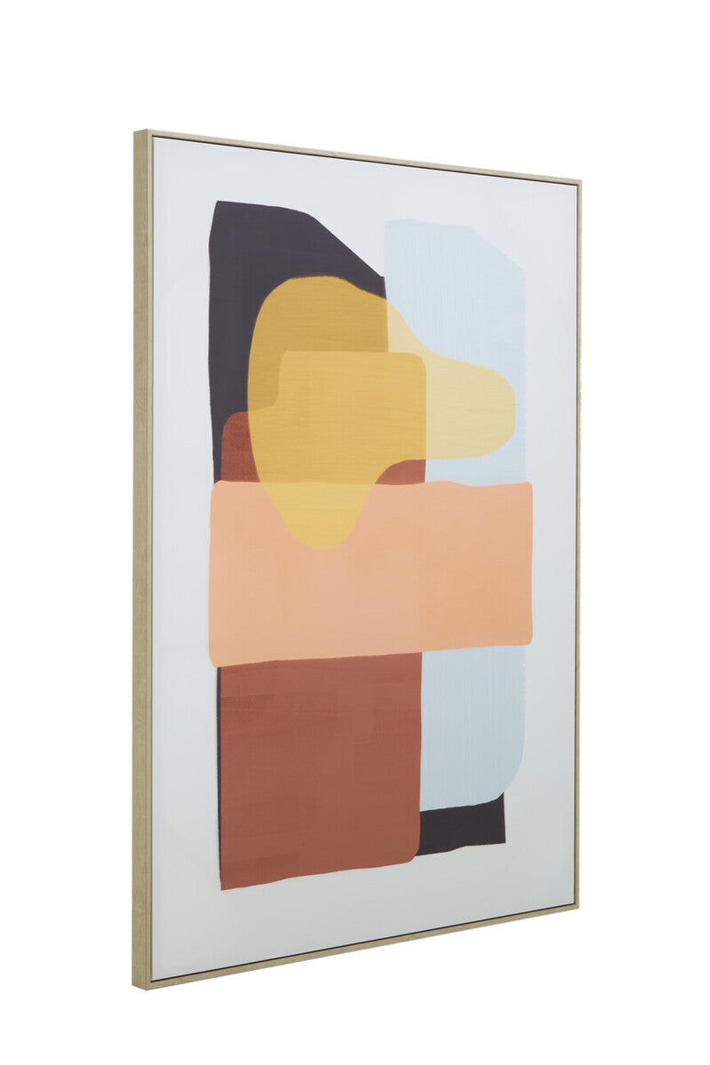 Eden Multi Coloured Canvas Wall Art