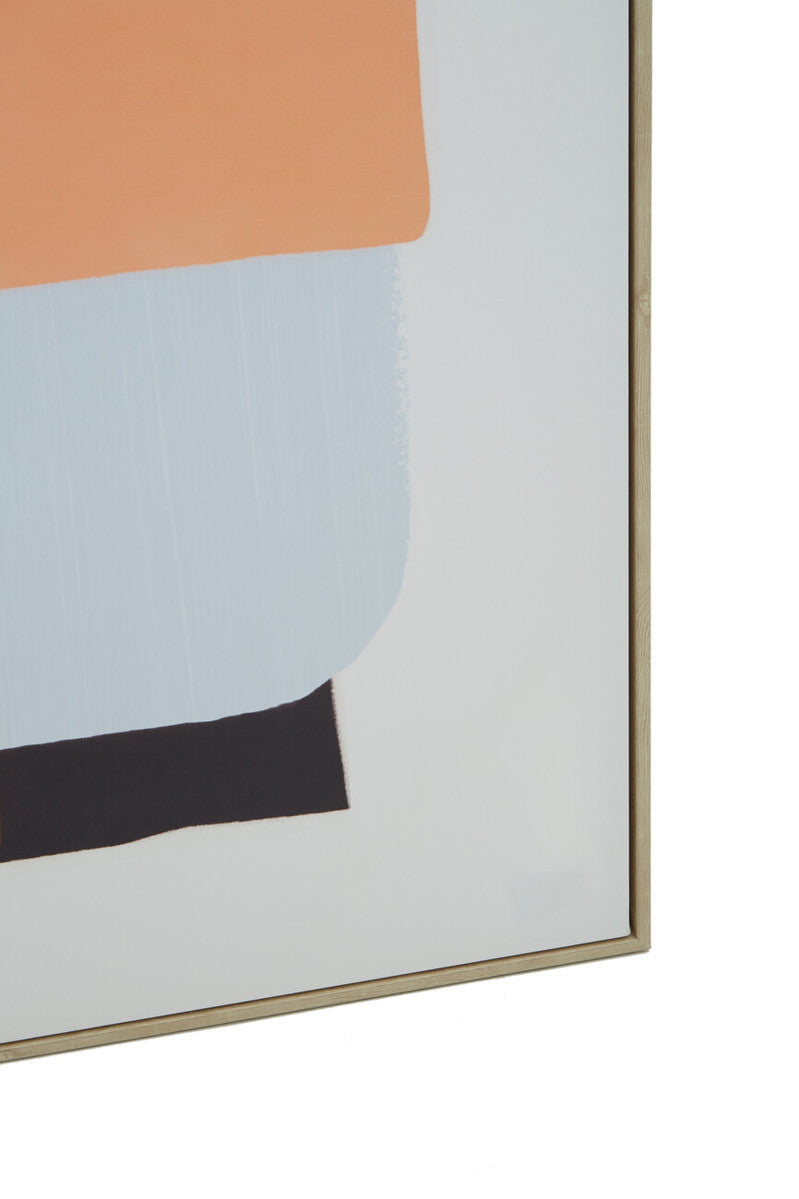 Eden Multi Coloured Canvas Wall Art