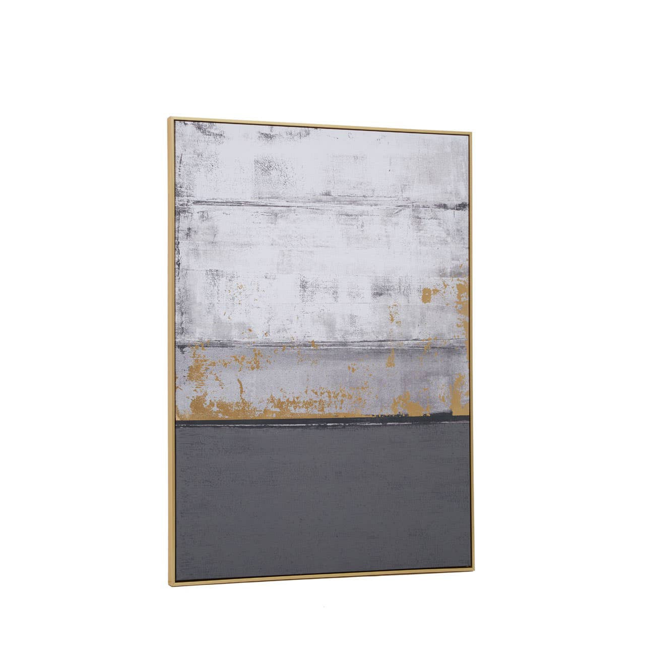 Eden Grey and Gold Foil Wall Art