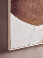 Eden Brown and Natural Textured Wall Art