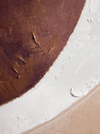 Eden Brown and Natural Textured Wall Art