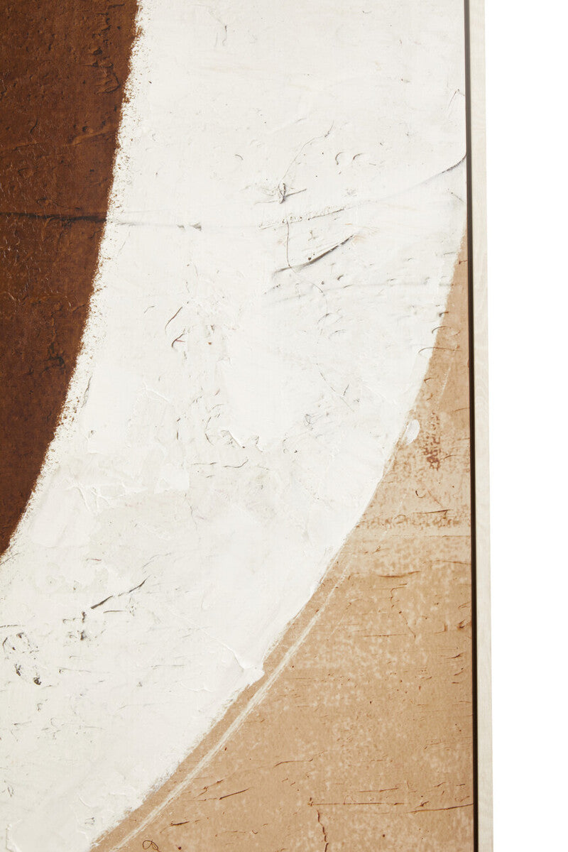 Eden Brown and Natural Textured Wall Art