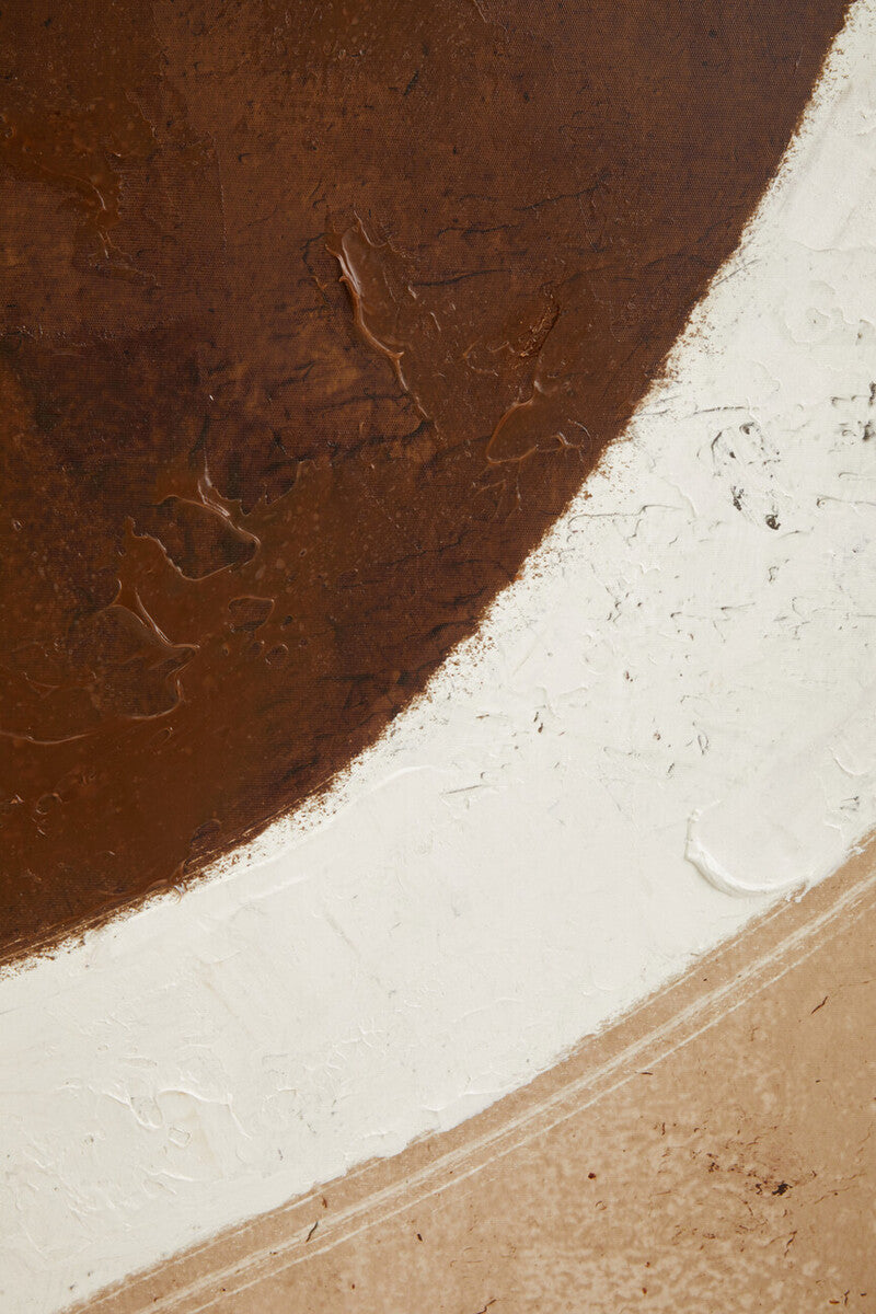 Eden Brown and Natural Textured Wall Art