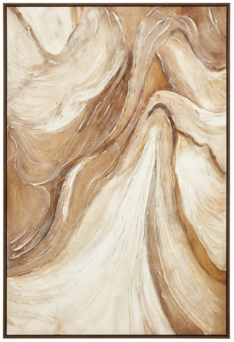 Eden Neutral Abstract Textured Wall Art