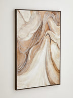 Eden Neutral Abstract Textured Wall Art
