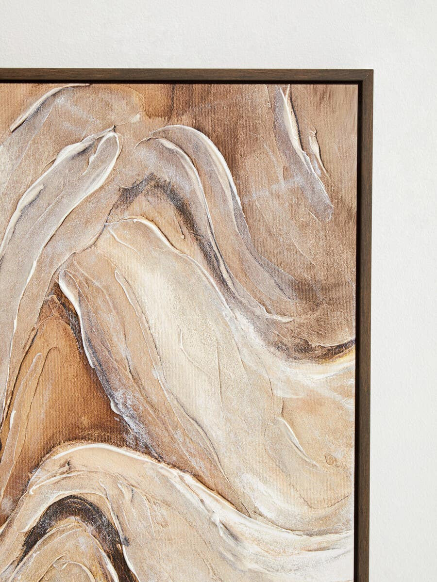Eden Neutral Abstract Textured Wall Art