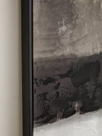 Eden Monochrome Textured Canvas Wall Art