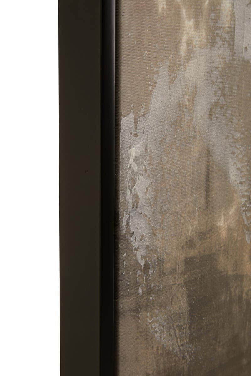 Eden Monochrome Textured Canvas Wall Art