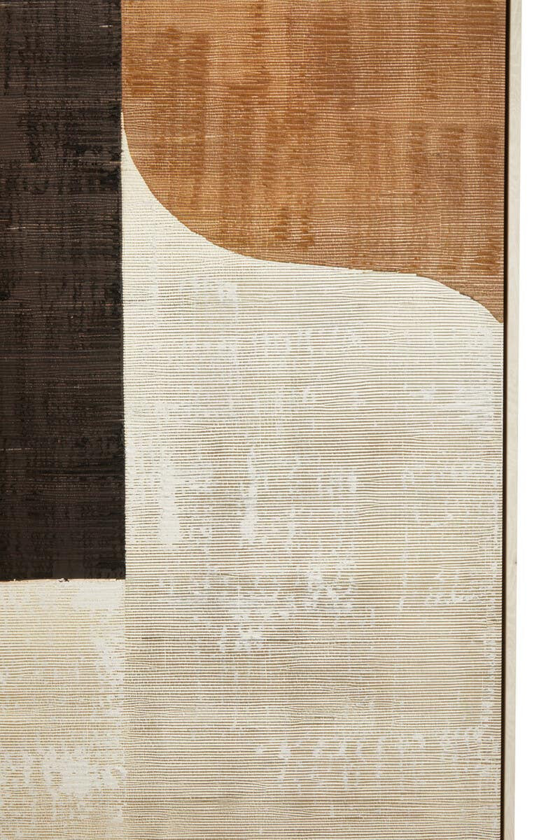 Eden Neutral Abstract Textured Canvas Wall Art