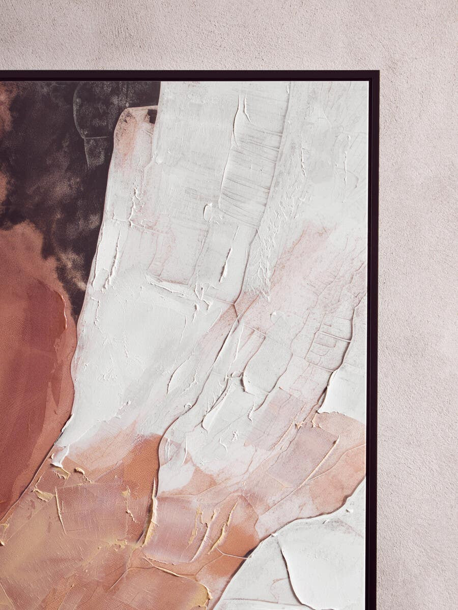 Eden Multi Colour Abstract Textured Wall Art