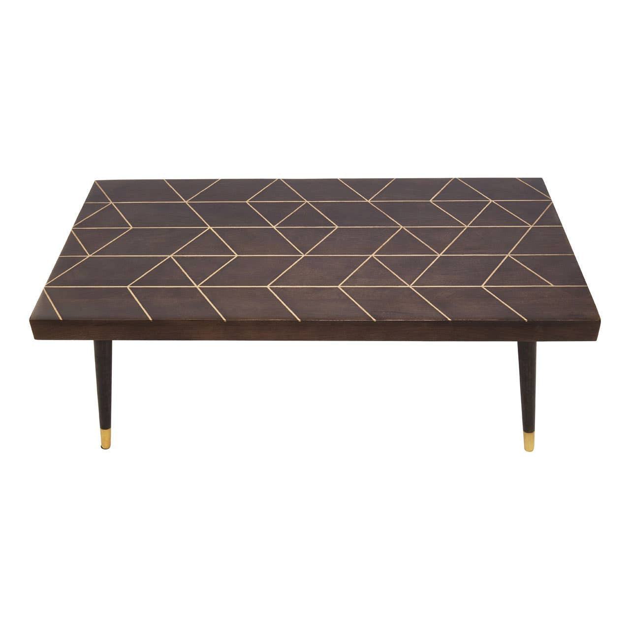 Kai Mango Wood Gold Coffee Table