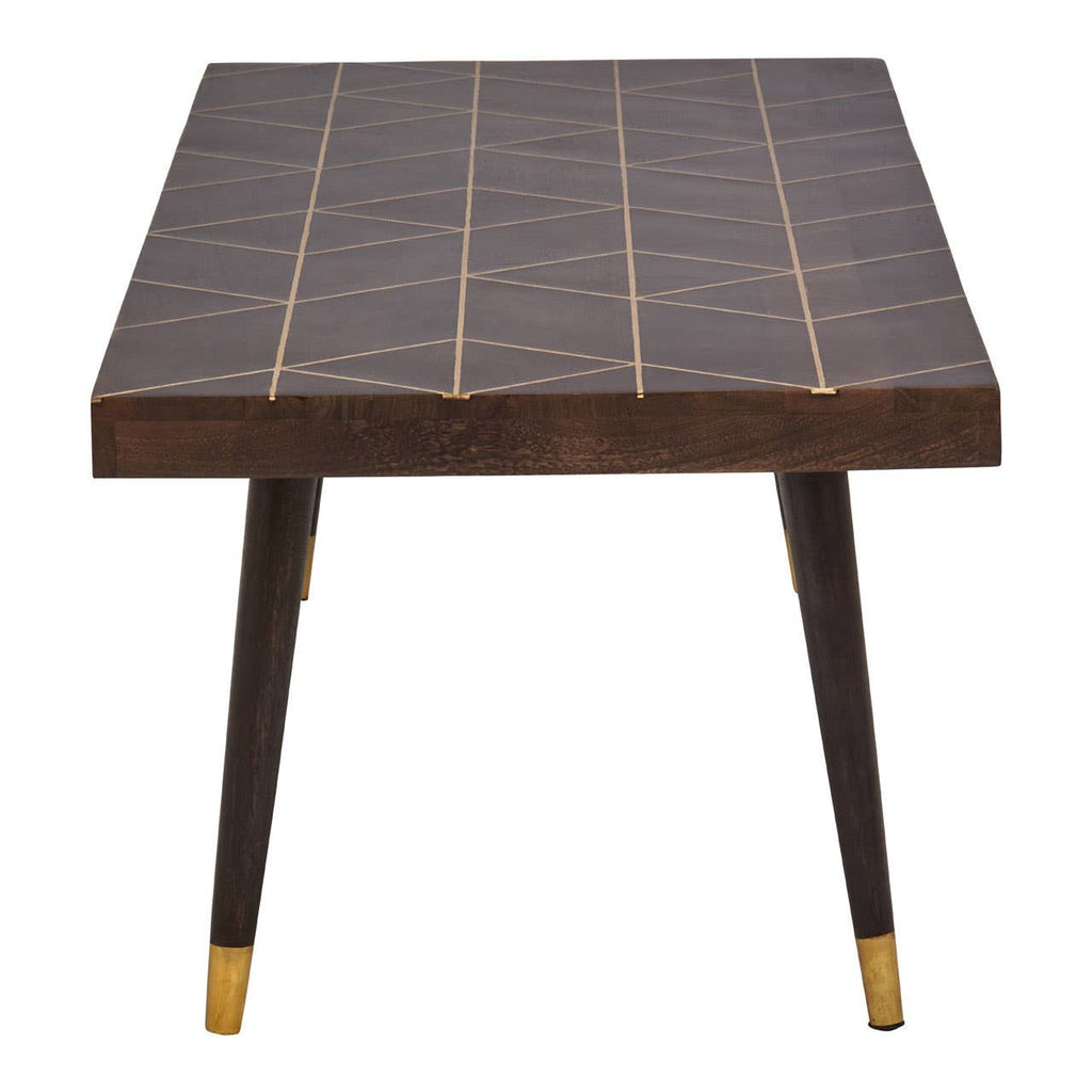Kai Mango Wood Gold Coffee Table