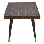 Kai Mango Wood Gold Coffee Table