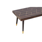 Kai Mango Wood Gold Coffee Table