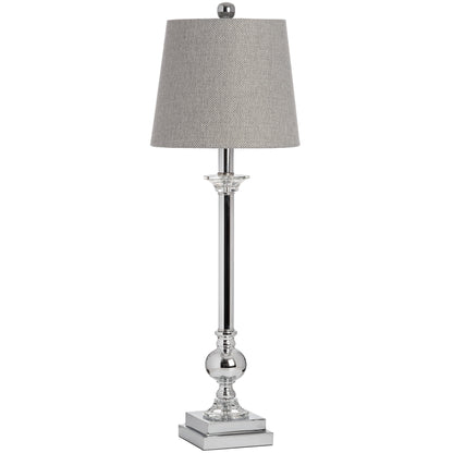 Lámpara de mesa cromada Milan